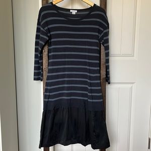 Garnet Hill Drop Waist Wool/Silk Dress, 6, Excell.